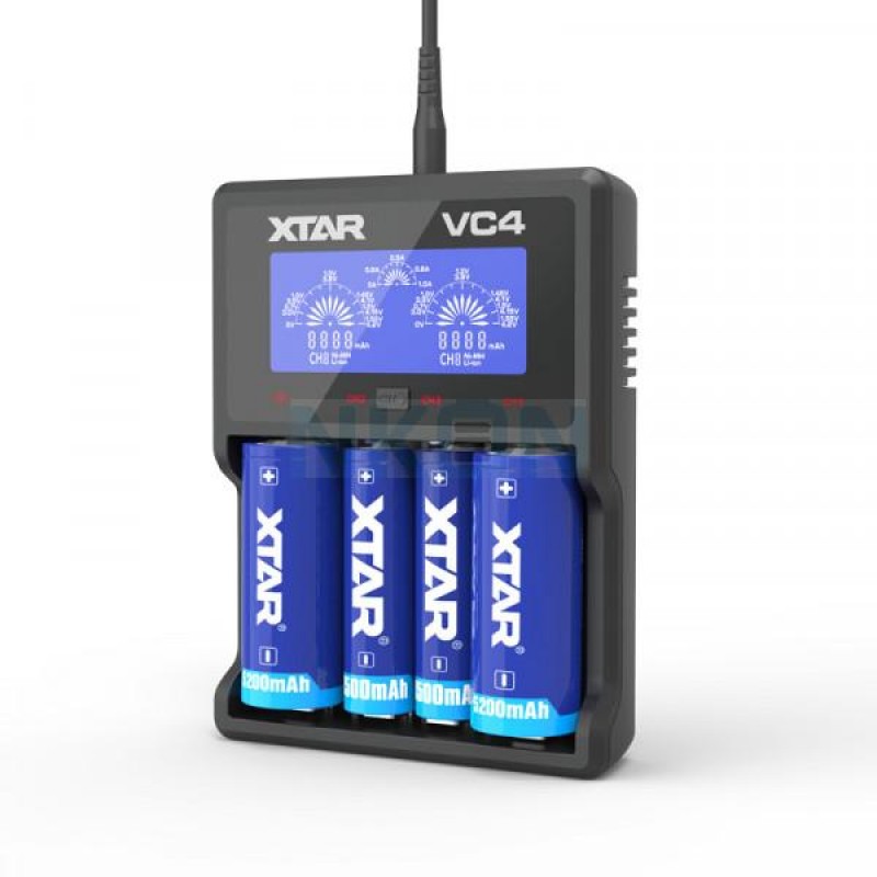 XTAR VC4 4 Bay Charger