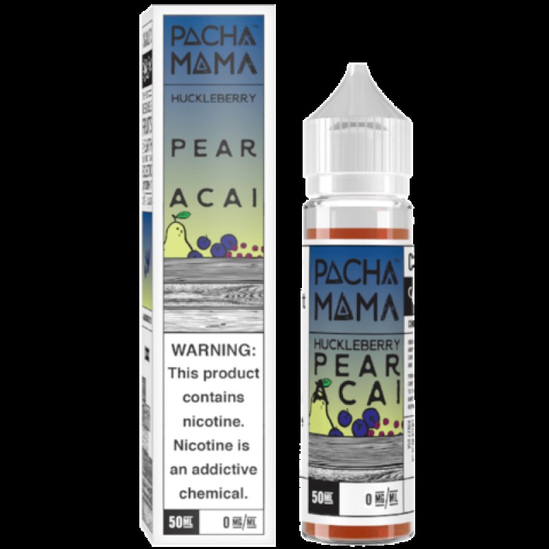 Pacha Mama Huckleberry, Pear and Acai Shortfill 50ml