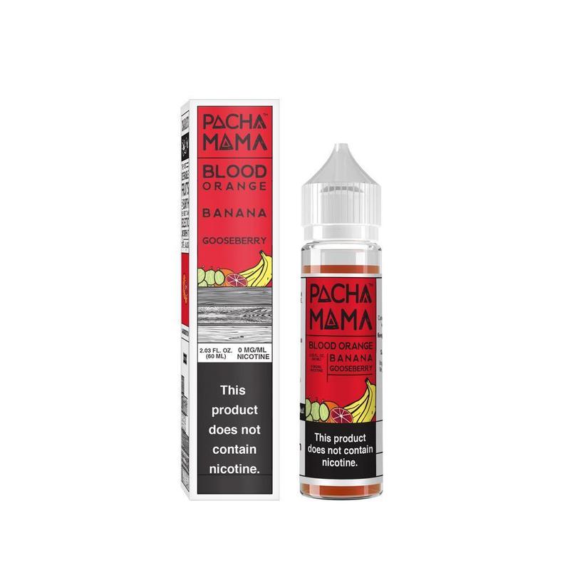 Pacha Mama Blood Orange Banana Gooseberry Shortfill E-liquid 50ml