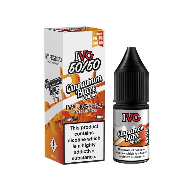 IVG 50/50 Cinnamon Blaze Chew E-liquid 10ml