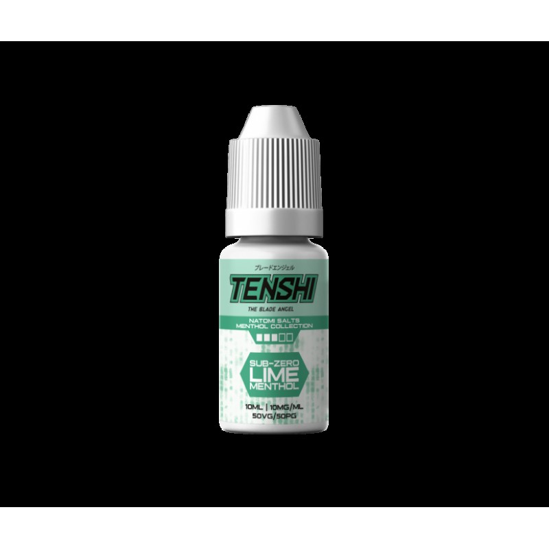 Tenshi Natomi Menthol Salts SUB ZERO-Lime Menthol Nic Salt 10ml