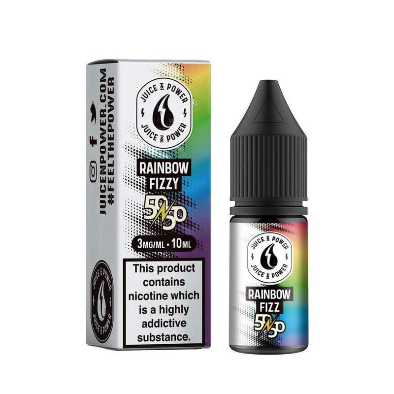 Juice N Power Rainbow Fizzy 50/50 E-Liquid 10ml