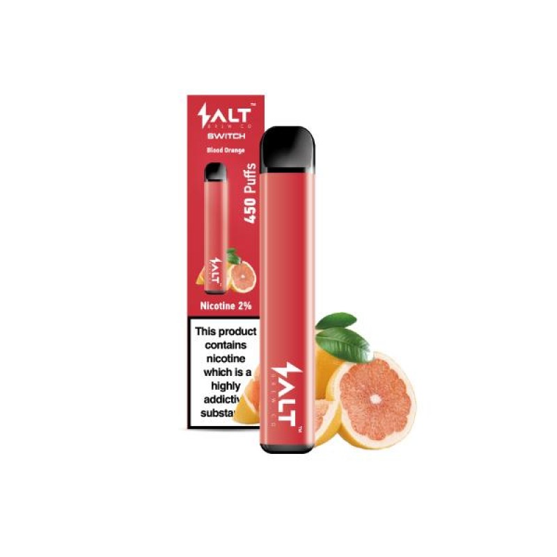 SALT Switch Blood Orange Salt Brew Co Disposable V...