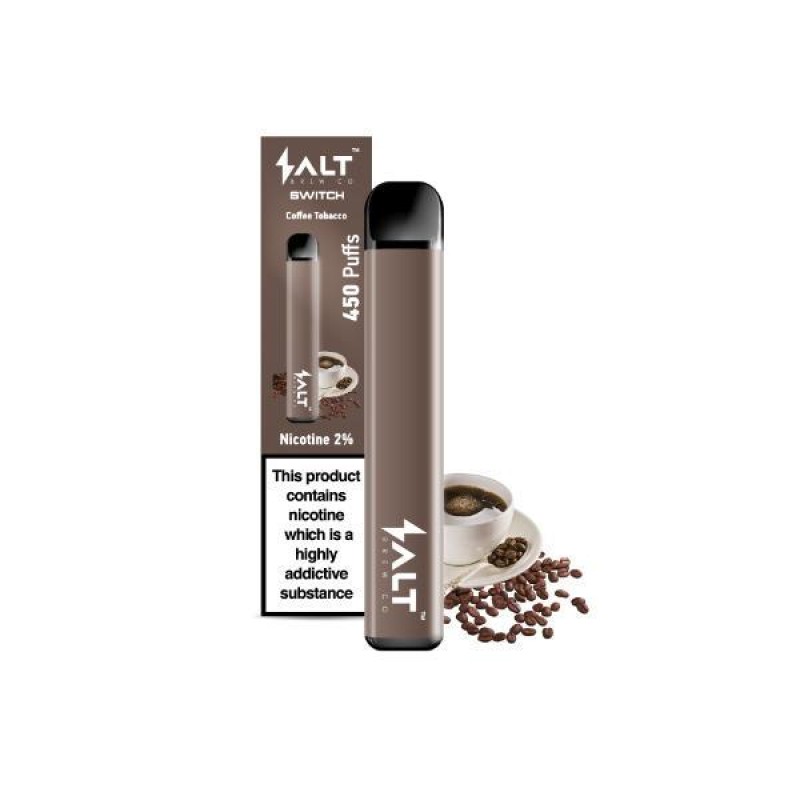 SALT Switch Coffee Tobacco Salt Brew Co Disposable...