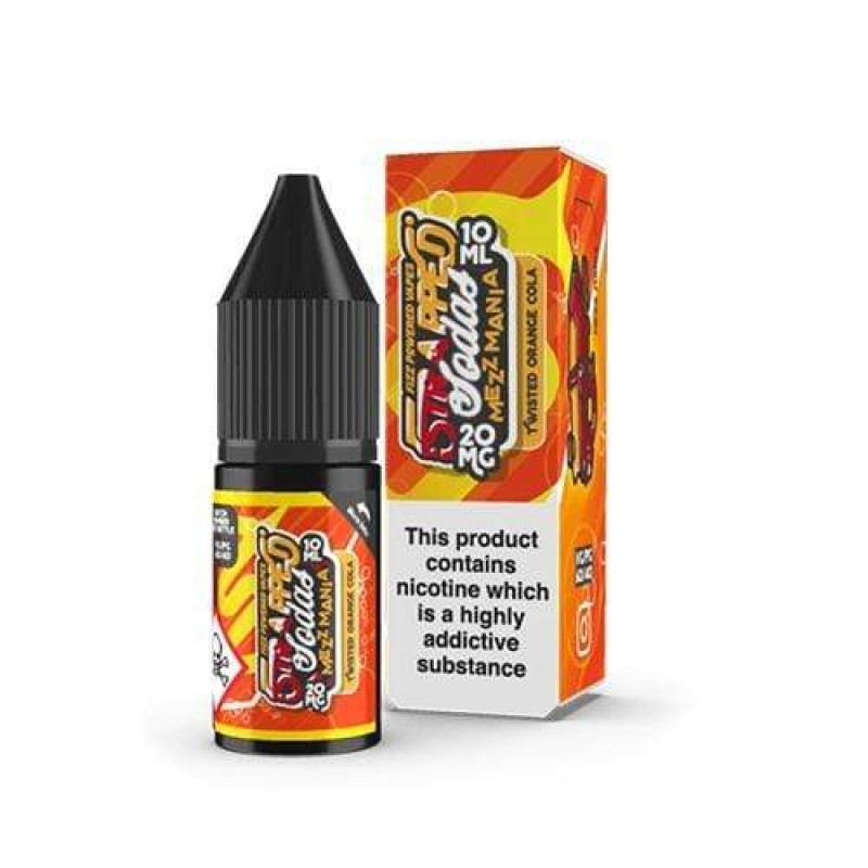 Strapped Soda Mez Mania Twisted Orange Cola Nic Sa...