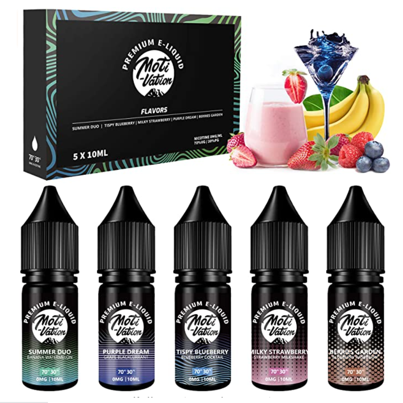 MOTI Mixed Flavor E-liquid 10ml 5PCS