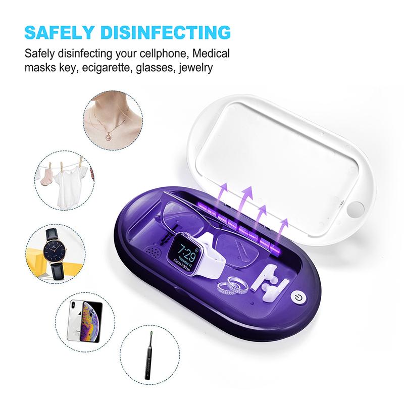 MOTI UV Light Sanitizer for Cell Phone Drip Tip Toothbrush